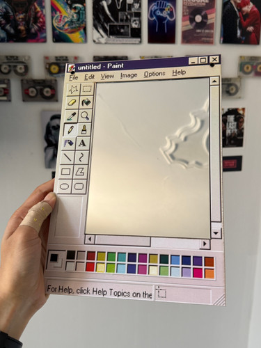 آینه Paint بزرگ