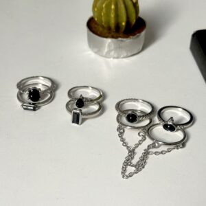 پک انگشتر مشکی 🖤