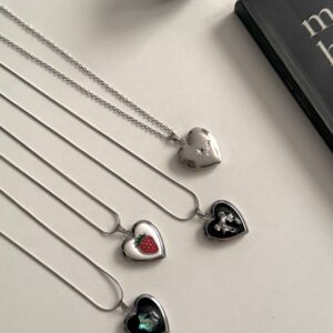 لاکت قلب طرحدار✨🤍